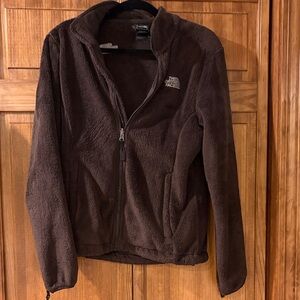 The North Face Dark Brown Fleece Fuzzy Denali Jacket / Fleece Size Medium